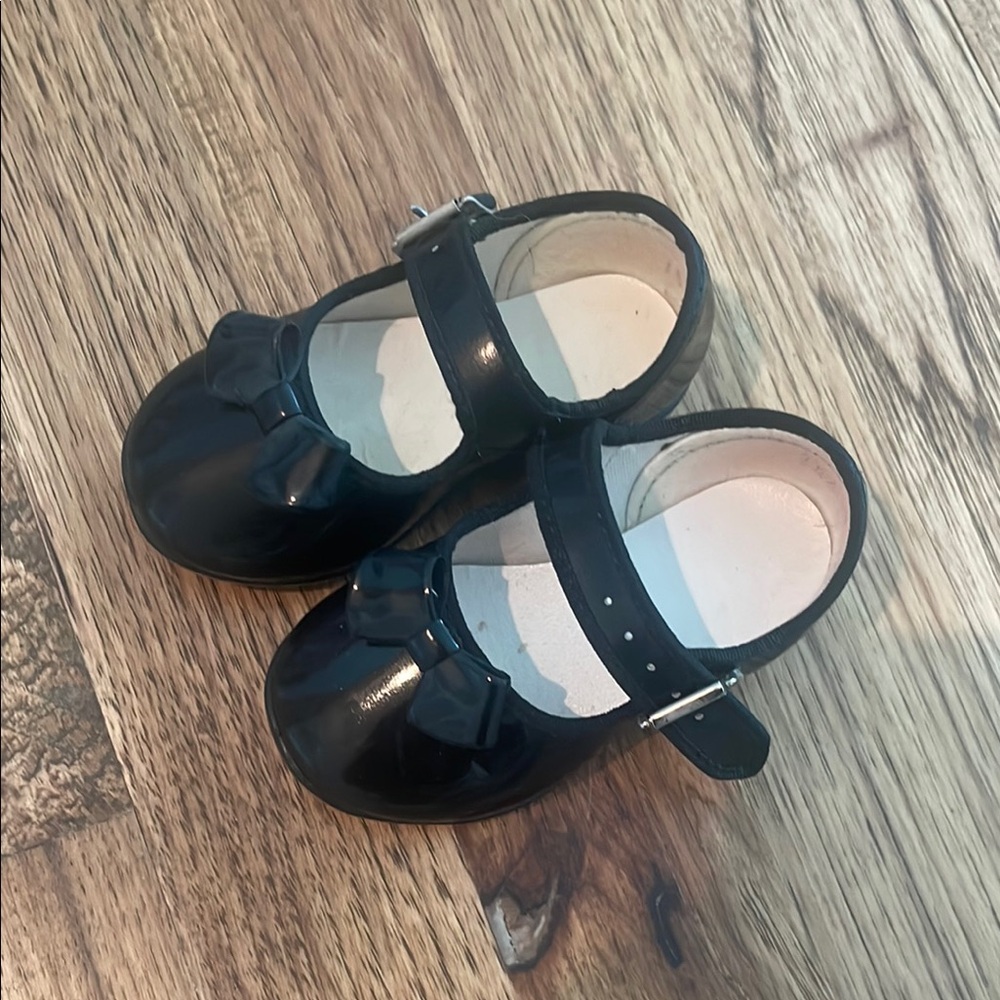 Black Mary Jane Kids Shoes